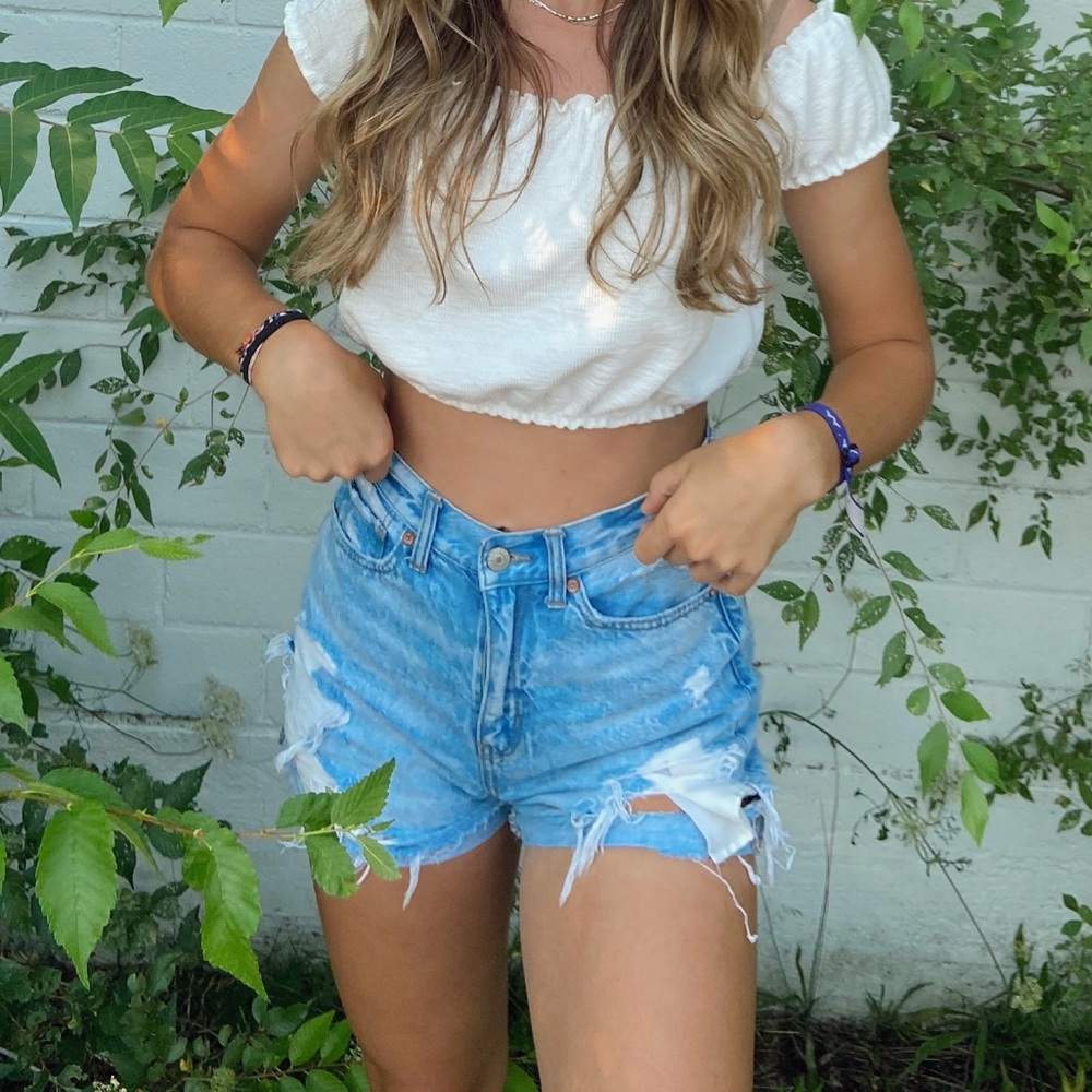American Eagle Mom Jean Shorts